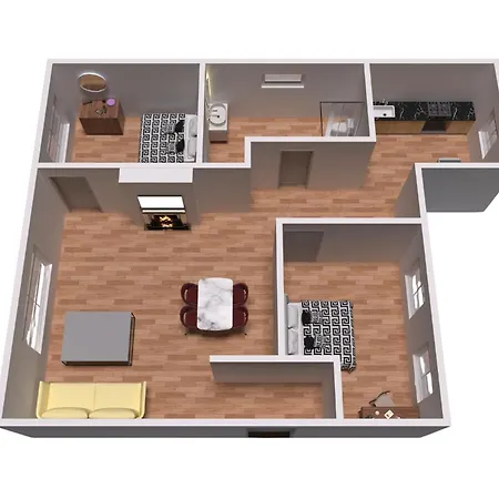 Apartman Le Safari - Face Gare - Parking - Familial & Architecte - Rent Immo *